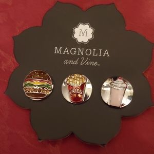 🍟Magnolia and Vine 🍔 18mm Snaps Fun Food